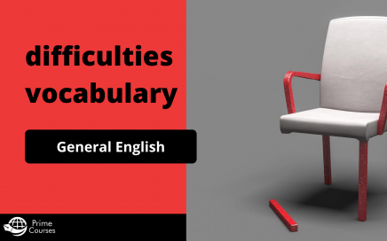 Difficulties - English vocabulary