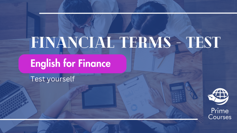 Test yourself in Financial English
